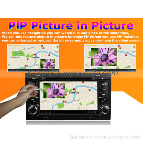 Android Car DVD Player GPS Navigation Wifi 3G for Audi A4 2003-2011 Bluetooth Touch Screen